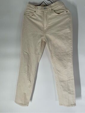 Everlane Cream High-Rise  Jeans